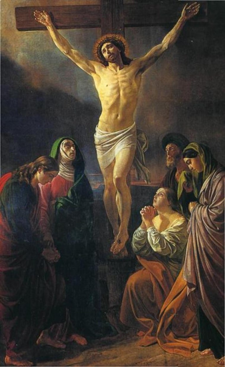 Брюллов Распятие Христа