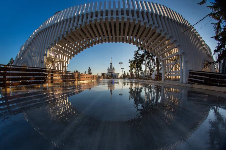 ВДНХ мост каток