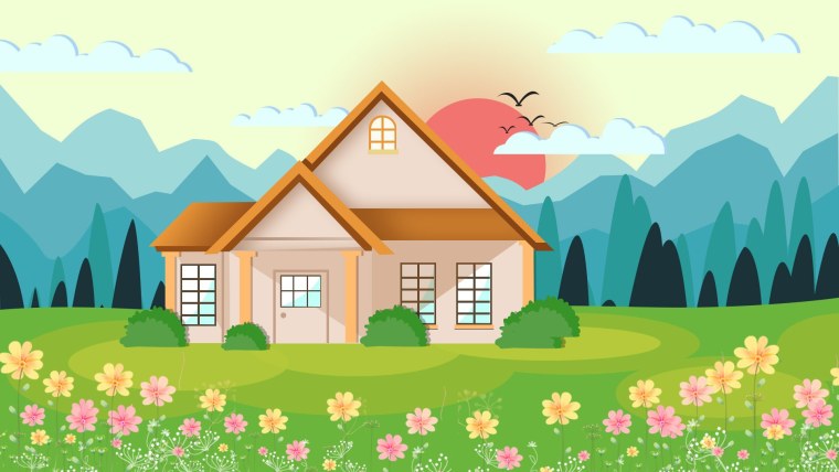 Домик вектор