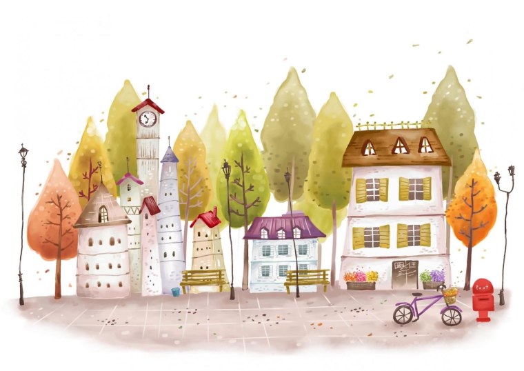 Мультяшный городок