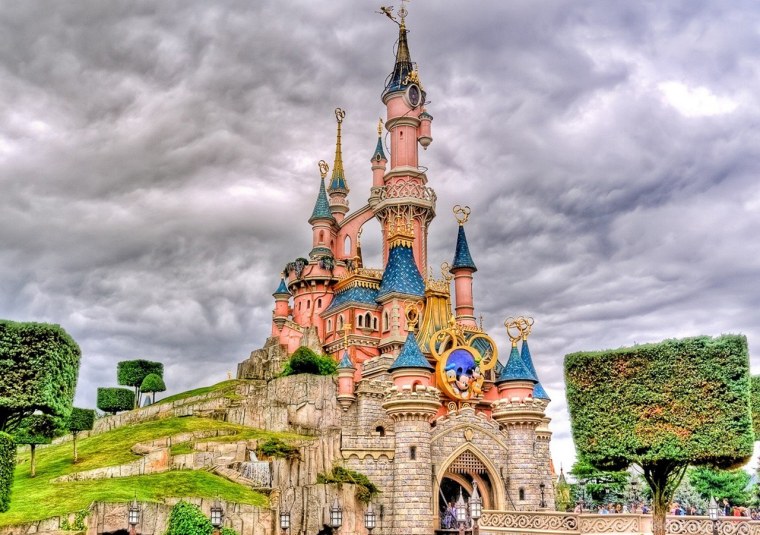 Замок Диснейленд фон
