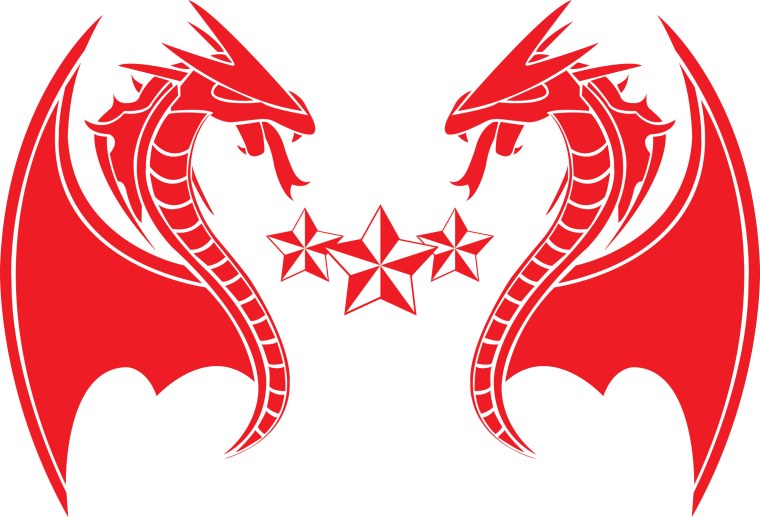 Символ дракона без фона