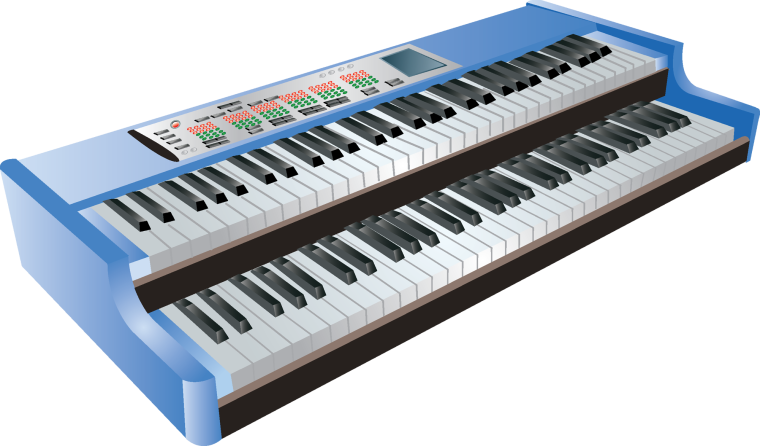 Мультяшный синтезатор