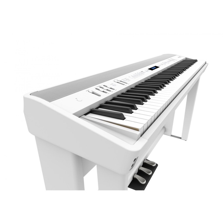 Электронное пианино вид сбоку