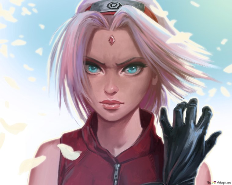 Сакура Харуно арт релеастичный