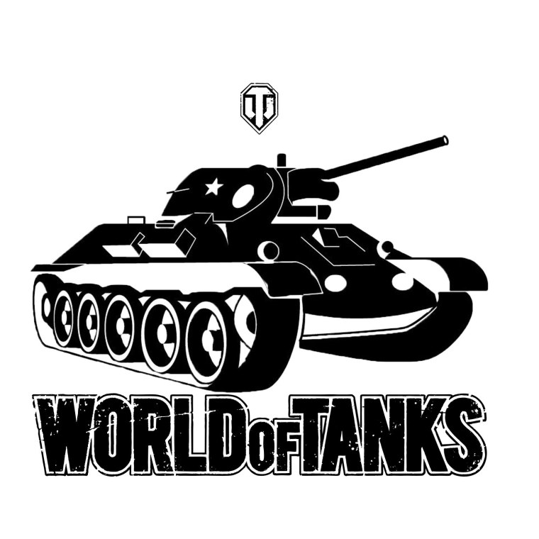 Танк черно белый