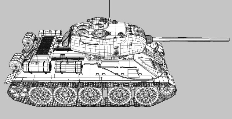 Т-34-85 чертеж