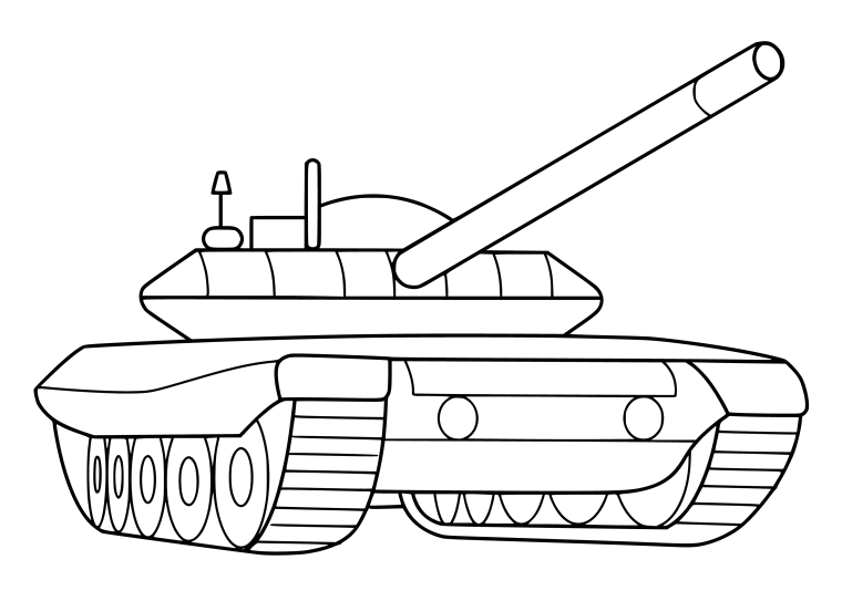 Танк т-34-85 раскраска