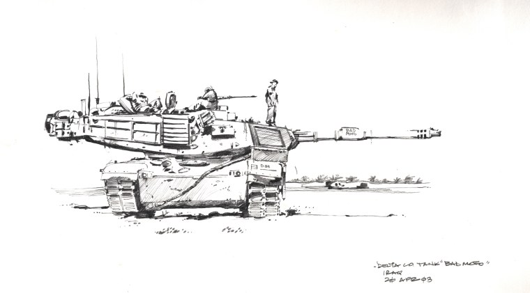 Нарисовать танк м1 Абрамс