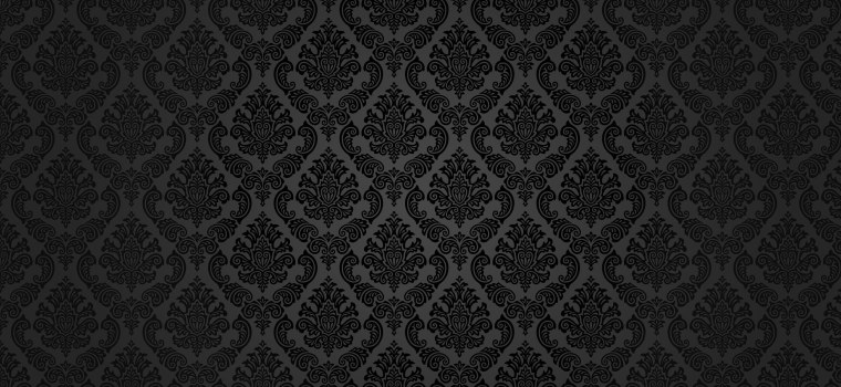 Черный фон с узорами