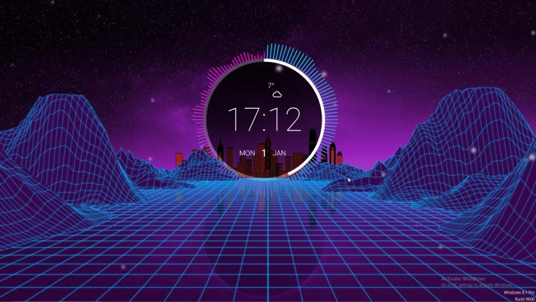 Неоновые обои