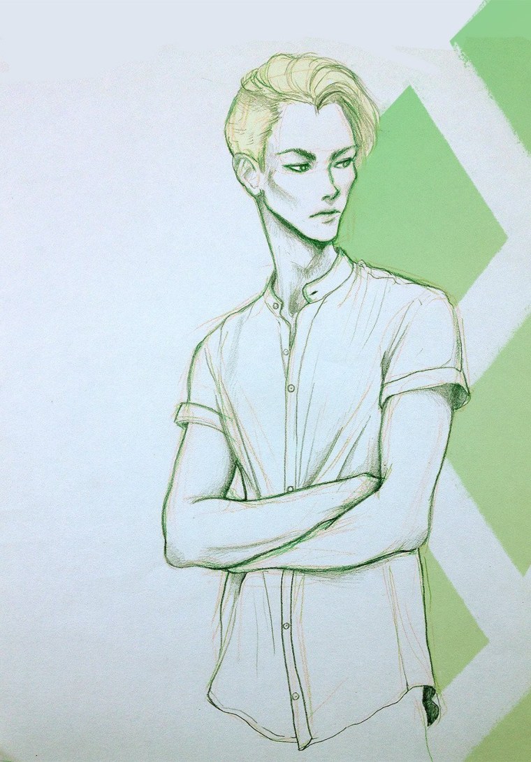 Драко Малфой арт том Фелтон