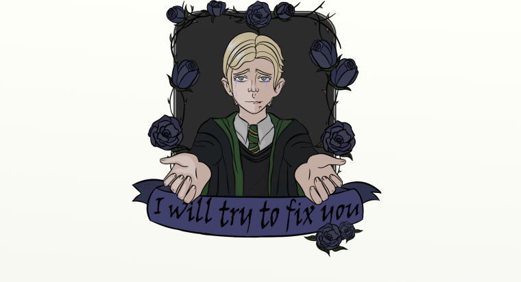 Слизерин Драко Малфой Стикеры