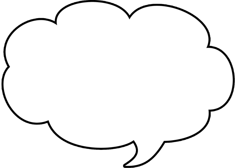 Облачко контур