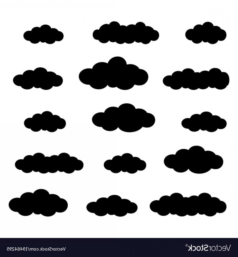 Силуэт тучки