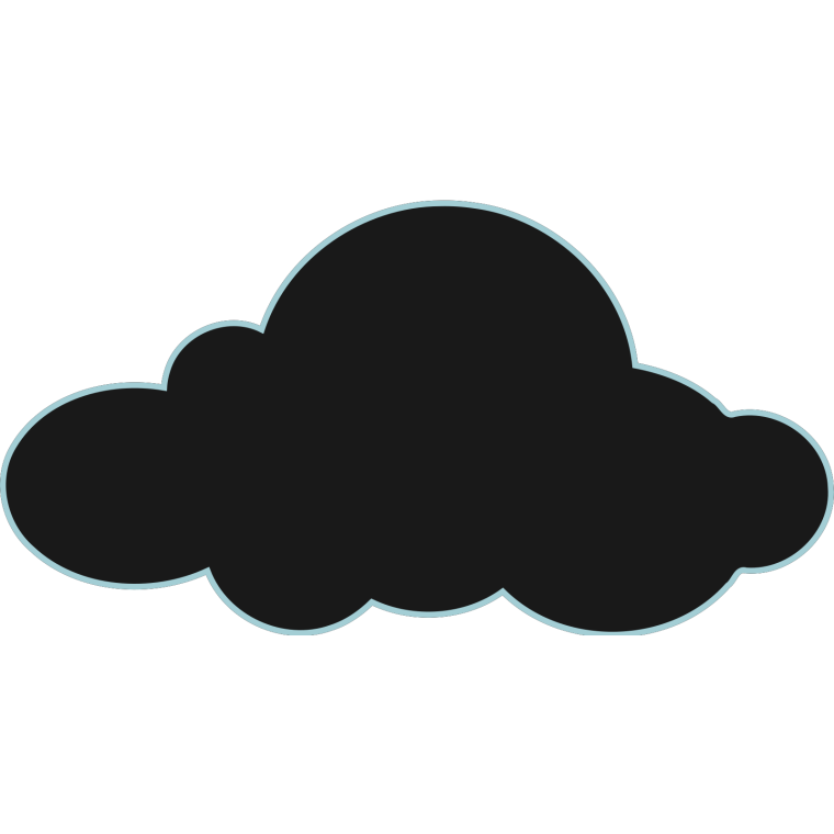 Силуэт тучки