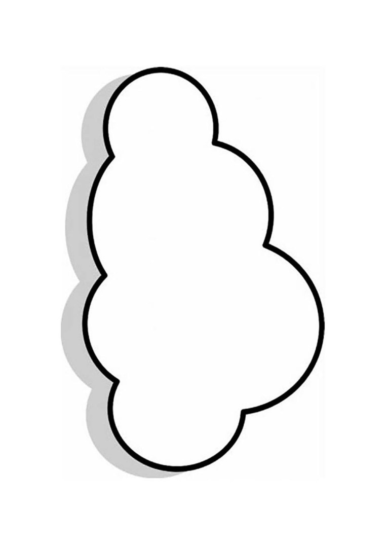 Трафарет облака