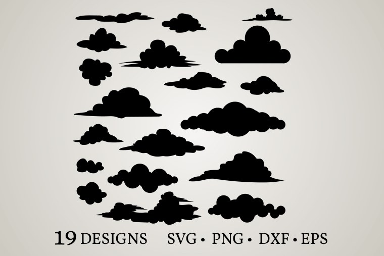 Облачко силуэт