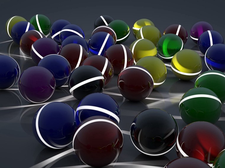 Разноцветные сферы