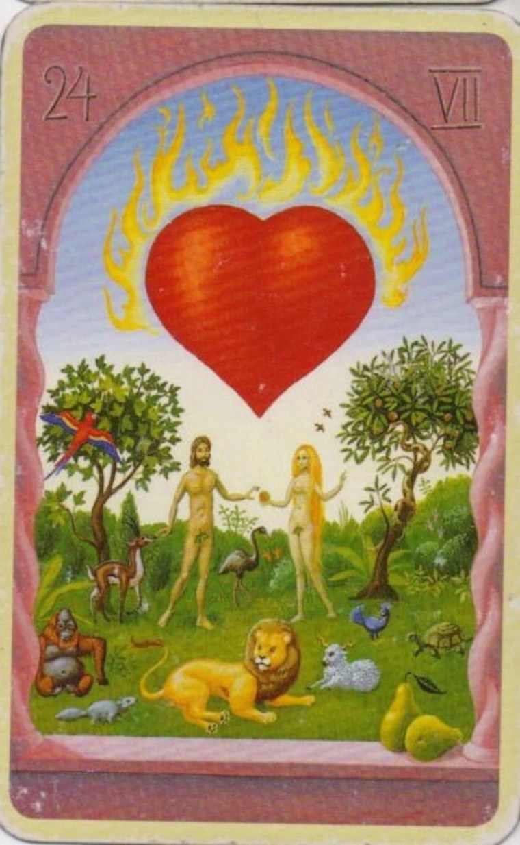 Карты Таро Ленорман сердце