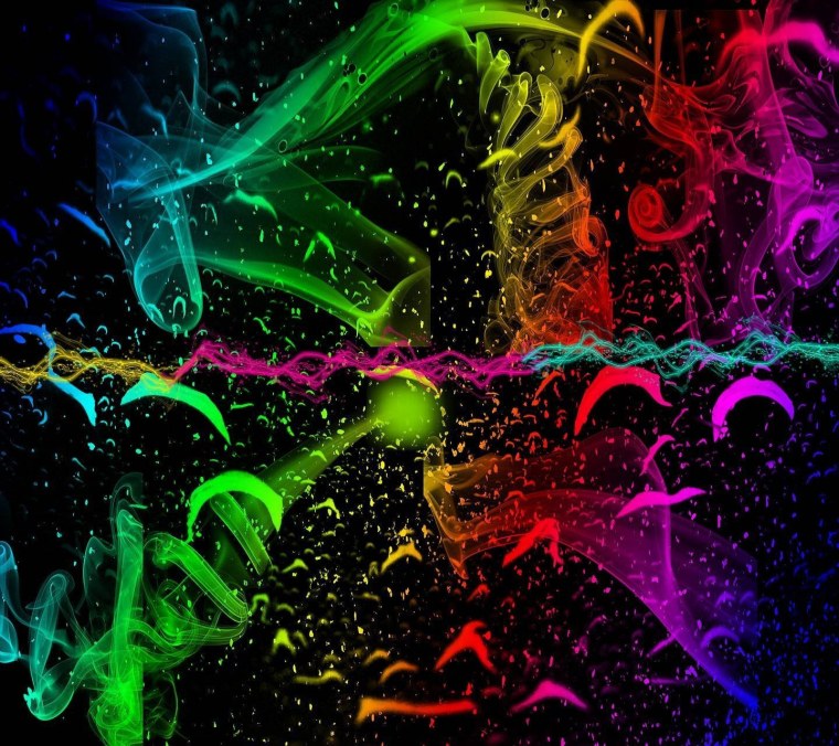 Яркие кислотные цвета