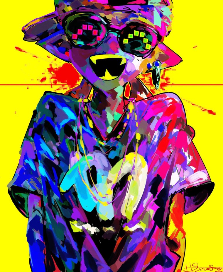 Яркие краски