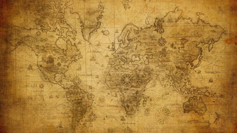 Старинная карта