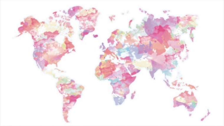 Цветочная карта мира