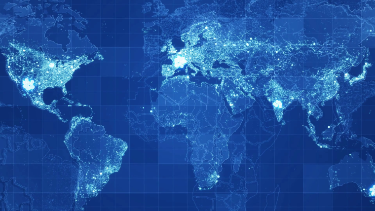 Цифровая карта мира