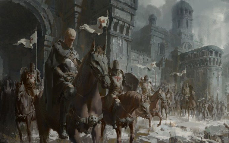 Аркейн концепт арт город