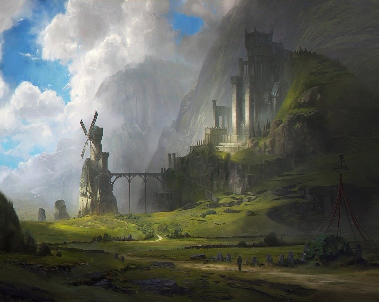 Рыночная площадь древний Рим арт