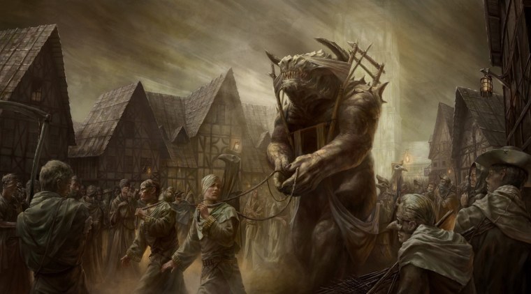 Фэнтези города средневековья