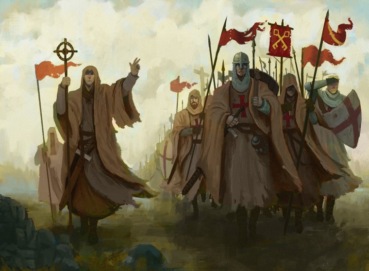 Викинги штурмуют крепость