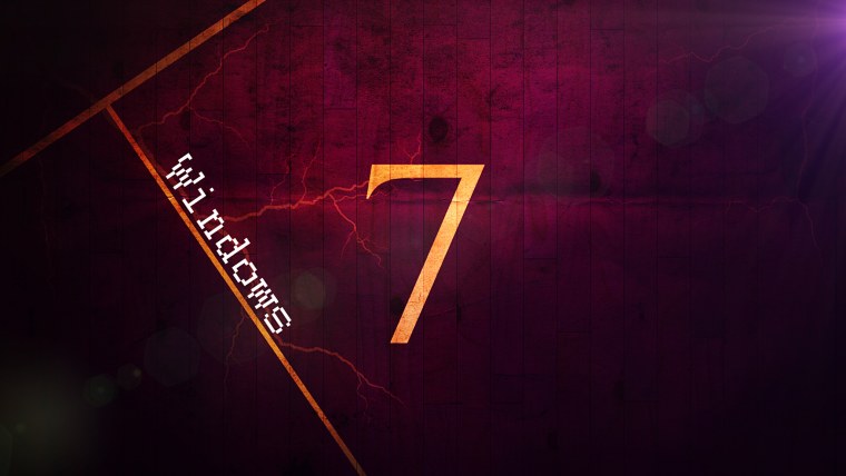 Рисунок рабочего стола Windows 7