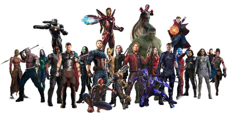 Вся команда Марвел