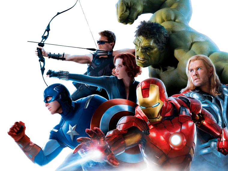 Тор Халк Железный человек Капитан Америка