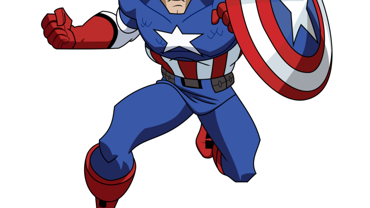 Марвел на белом фоне