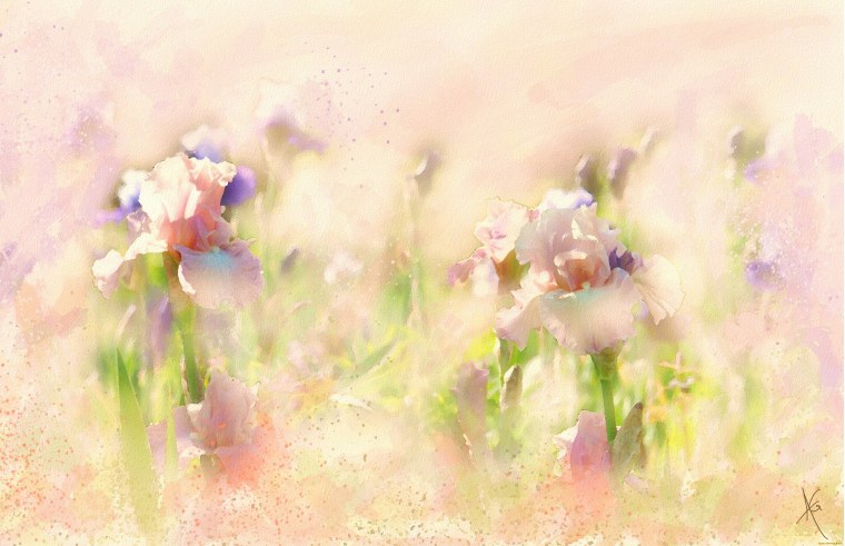 Фон акварель