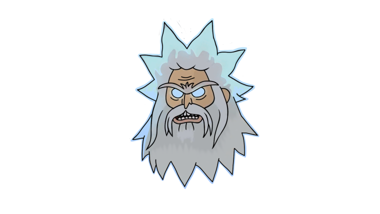 Рик и Морти картинки на белом фоне