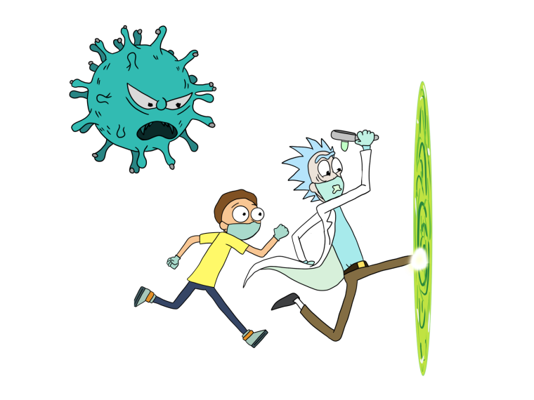 Рик и Морти герои вектор