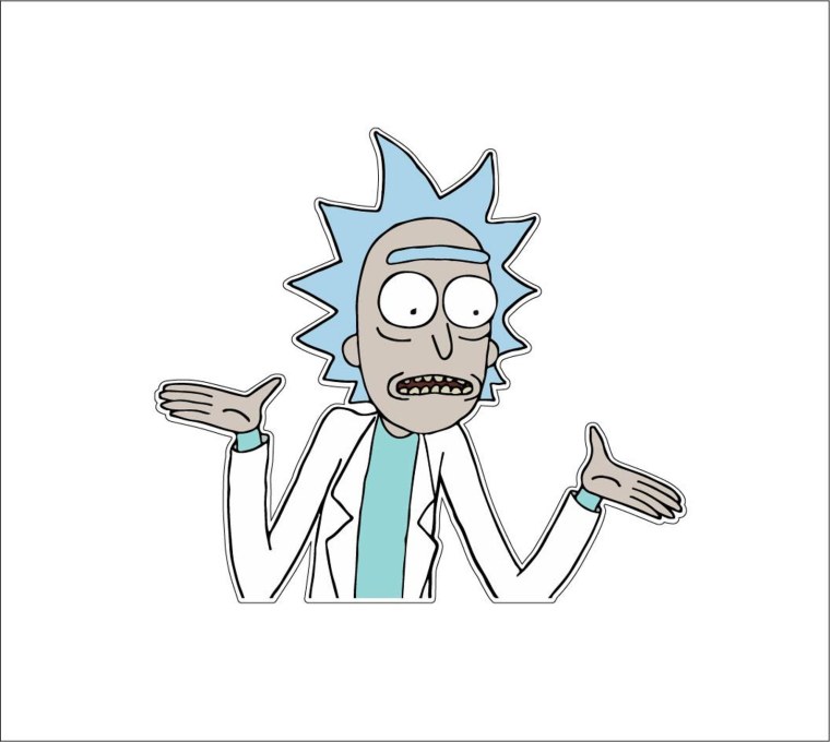 Рик и Морти Стикеры