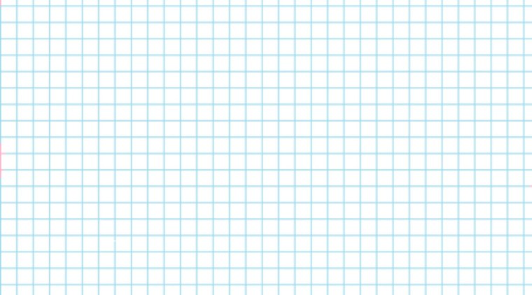 Тетрадный лист в клеточку