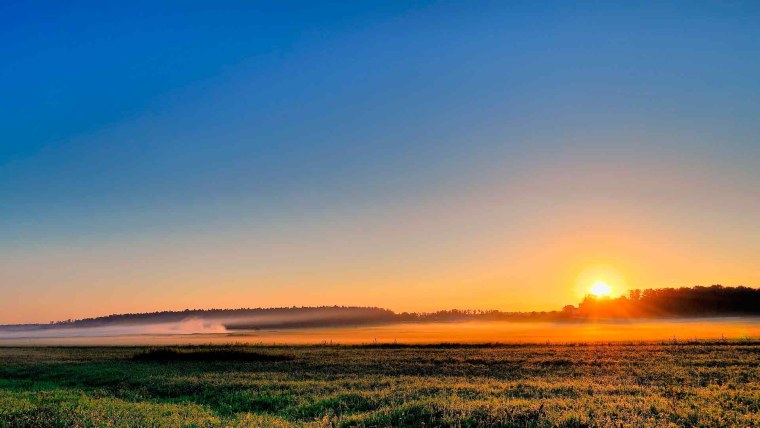 Небо рассвет