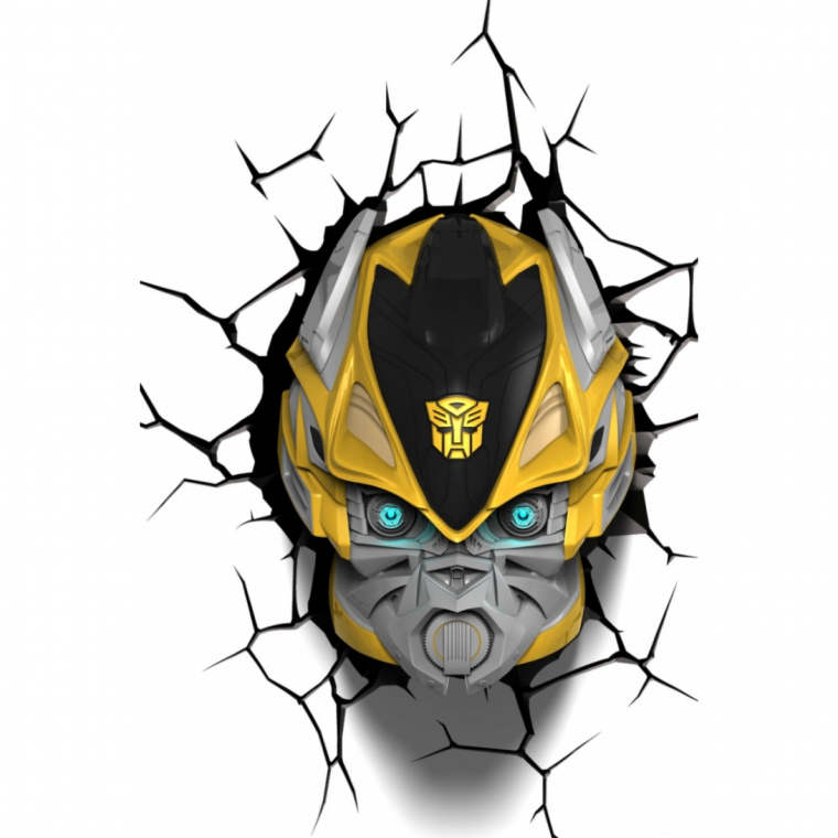 Светильник 3d трансформеры Бамблби