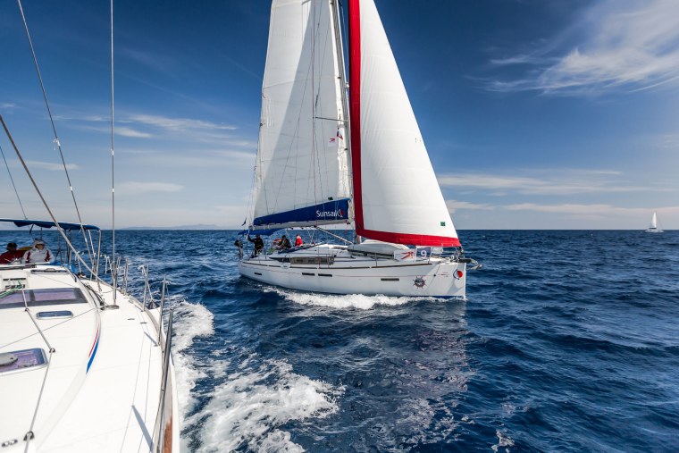 Парусная регата швертботы