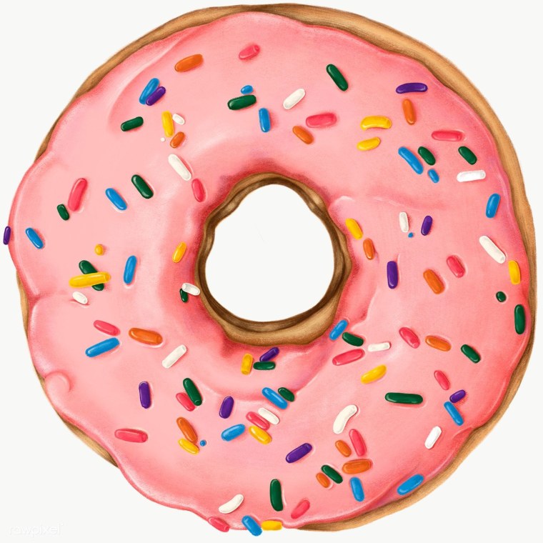 Donuts PNG на прозрачном фоне