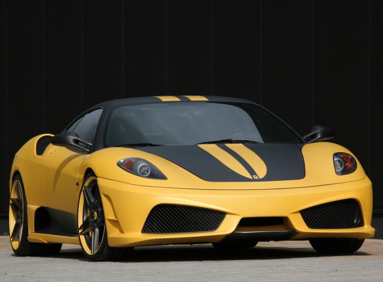 Ferrari f430 Spider желтый