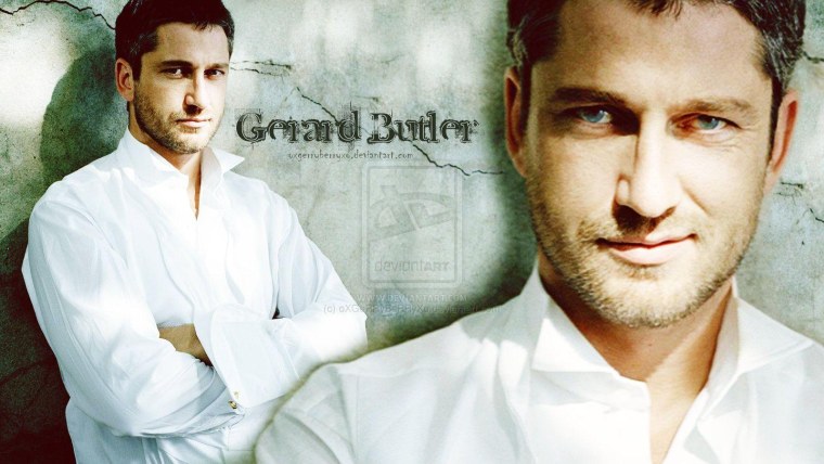 Джерард Батлер в профиль