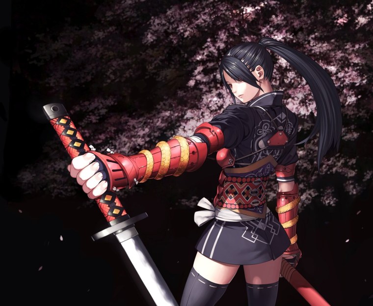 Девушка с катаной