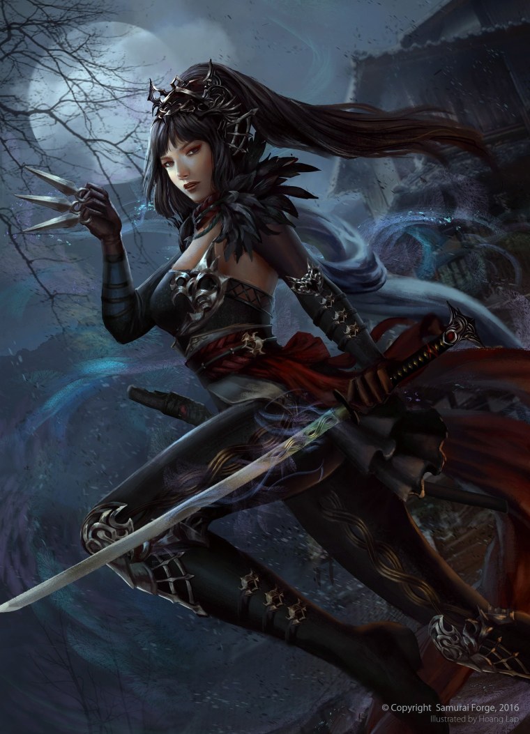 Аниме девушки ниндзя